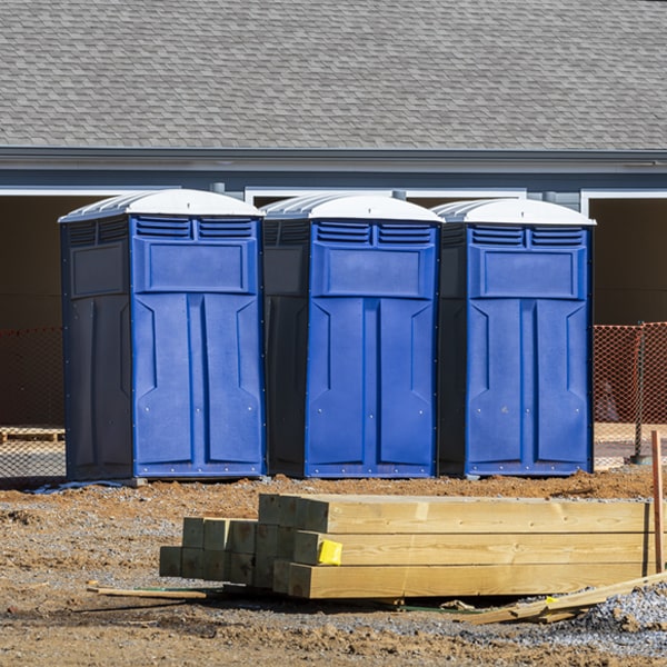 can i customize the exterior of the portable toilets with my event logo or branding in Radium Kansas